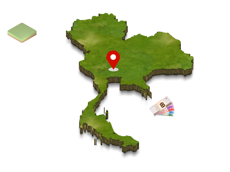 ทรัพย์สินที่รับ: ที่ดินในเขตกรุงเทพฯ-ปริมณฑล และจังหวัดท่องเที่ยว  วงเงินเริ่มต้น: 10,000,000 บาทขึ้นไป